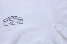 画像5: 00s patagoniaパタゴニア Beneficial T's WASHINTON,DC 北斎ウェーブ オーガニックコットンTシャツ 白 XL (5)