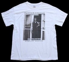 画像2: PROFESSOR LONGHAIR MUSEUM HENRY ROLAND BYRD フォトプリント コットンTシャツ 白 L (2)