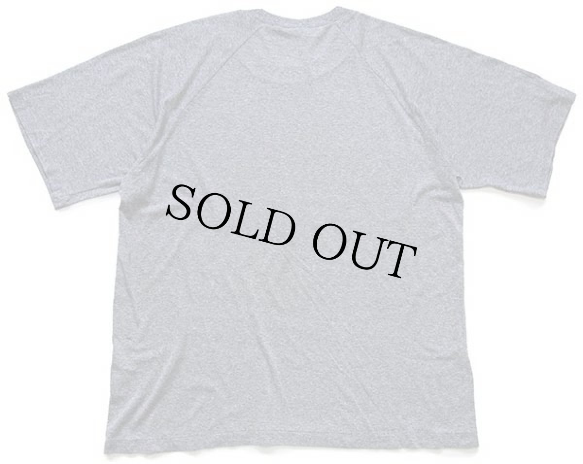 画像3: 70s フランス製 adidasアディダス VENTEX トレフォイル ロゴ ラグランTシャツ 杢グレー XL (3)