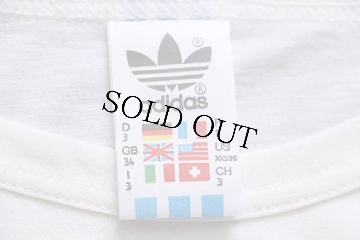 画像4: ギリシャ製 adidasアディダス I HATE THE BEACH モンスター Tシャツ オフホワイト (4)