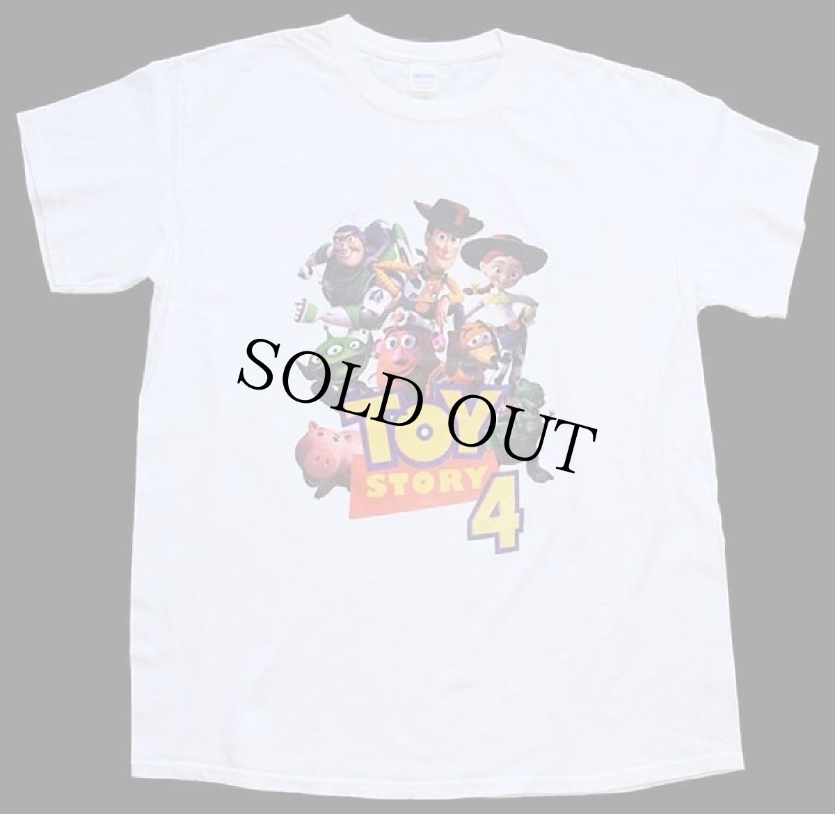 画像2: TOY STORYトイストーリー 4 ウッディ バズライトイヤー コットンTシャツ 白 L (2)