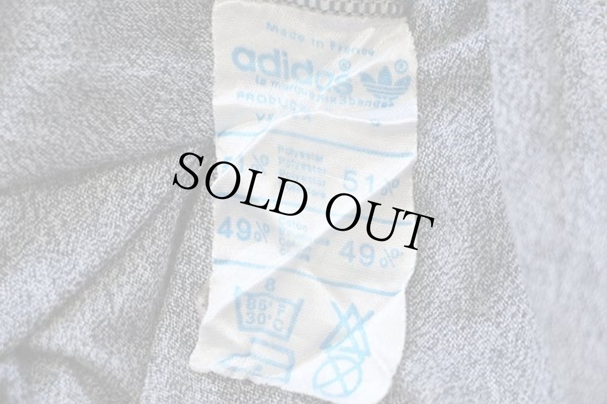 画像5: 70s フランス製 adidasアディダス VENTEX トレフォイル ロゴ ラグランTシャツ 杢グレー XL (5)