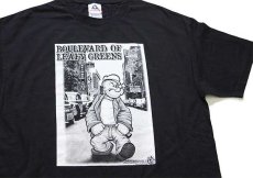 画像1: 00s POPEYEポパイ BOULEVARD OF LEAFY GREENS コットンTシャツ 黒 XL (1)