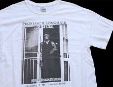 画像1: PROFESSOR LONGHAIR MUSEUM HENRY ROLAND BYRD フォトプリント コットンTシャツ 白 L (1)