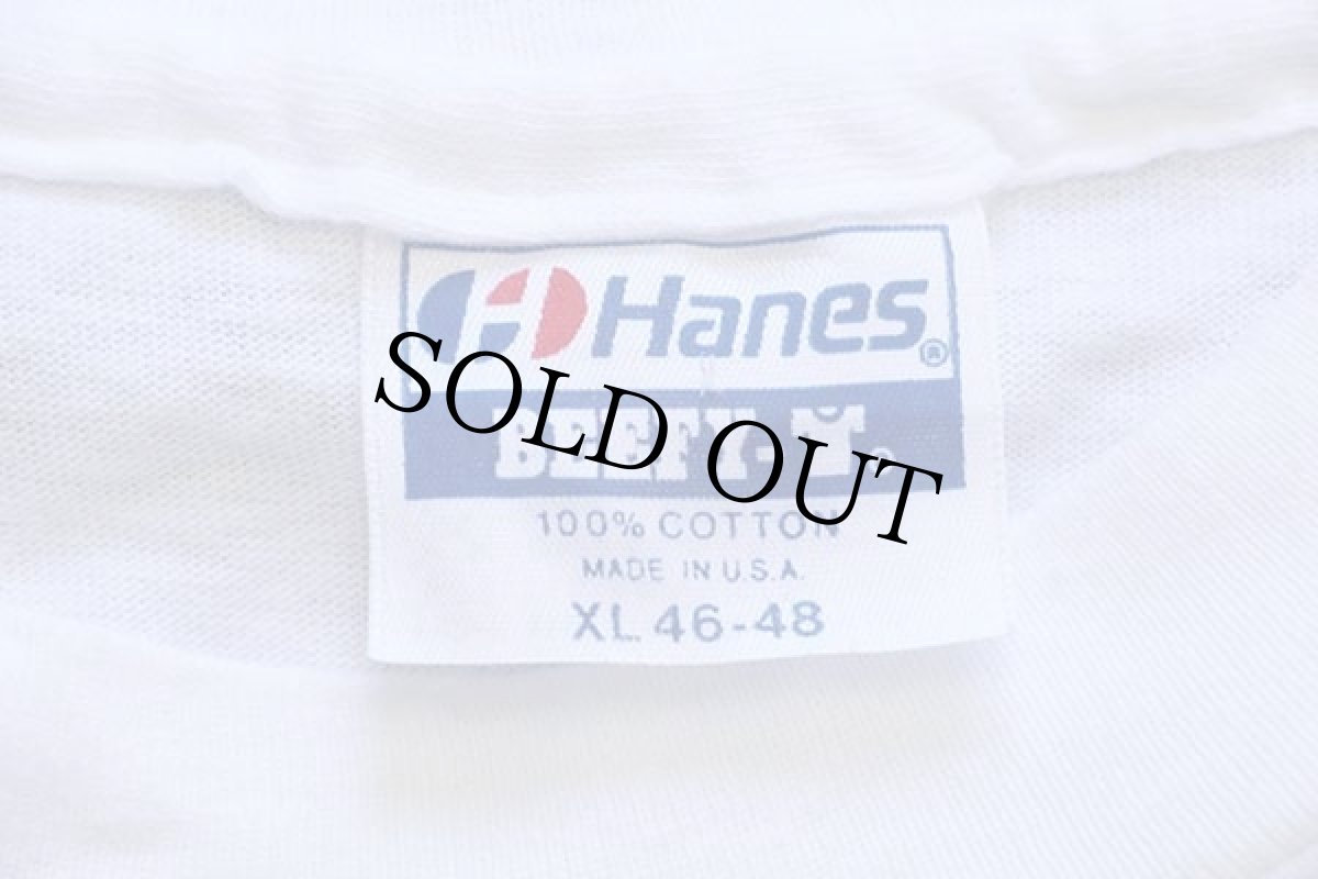 画像4: 90s USA製 Hanes DON'T WORRY BE HAPPY Hawaii メッセージ コットンTシャツ 白 XL (4)