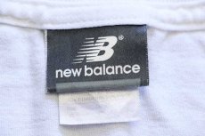 画像4: 00s new balanceニューバランス SHOE DEPT ロゴ 両面プリント コットンTシャツ 白 XL (4)