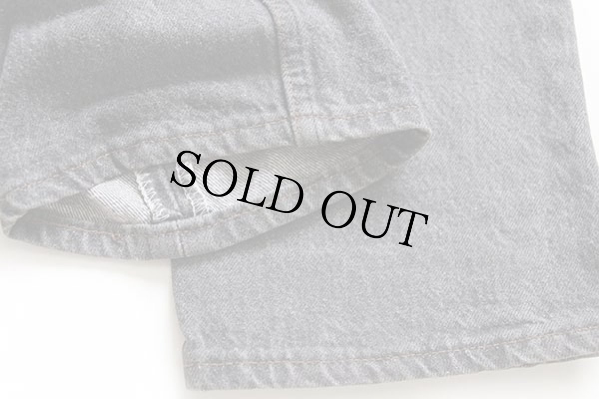 画像7: 80s USA製 Levi'sリーバイス 501 先染め ブラック デニムパンツ w30 L32 (7)