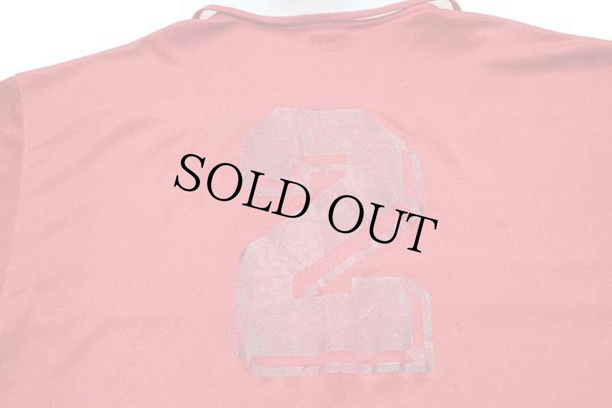 画像5: 90s USA製 NIKEナイキ JEFF CITY 2 ナンバリング サッカー ゲームシャツ 赤 M (5)