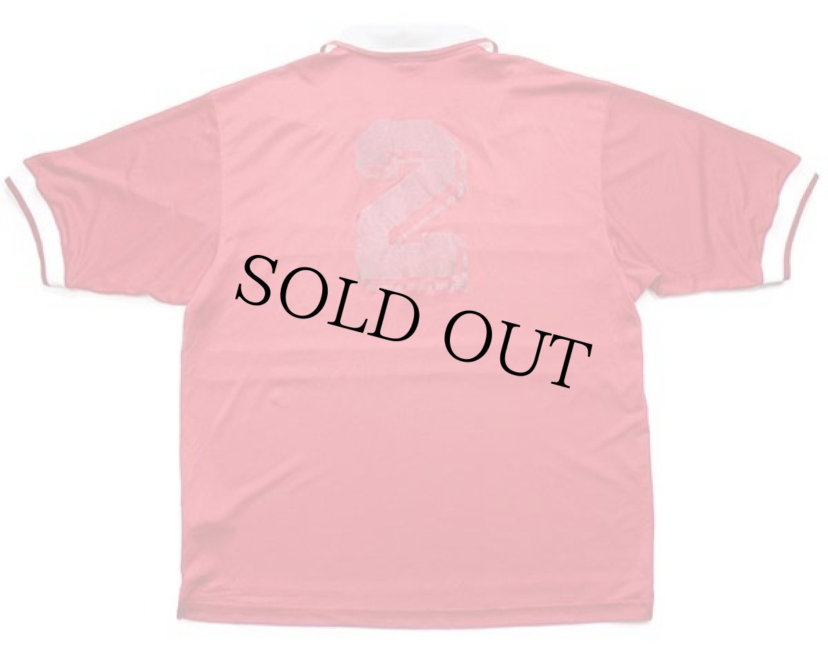 画像2: 90s USA製 NIKEナイキ JEFF CITY 2 ナンバリング サッカー ゲームシャツ 赤 M (2)