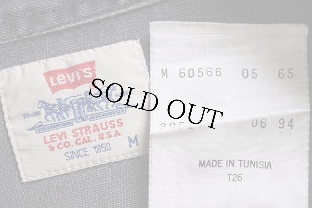画像4: 90s Levi'sリーバイス ブラックデニム ウエスタンシャツ M★ユーロ (4)