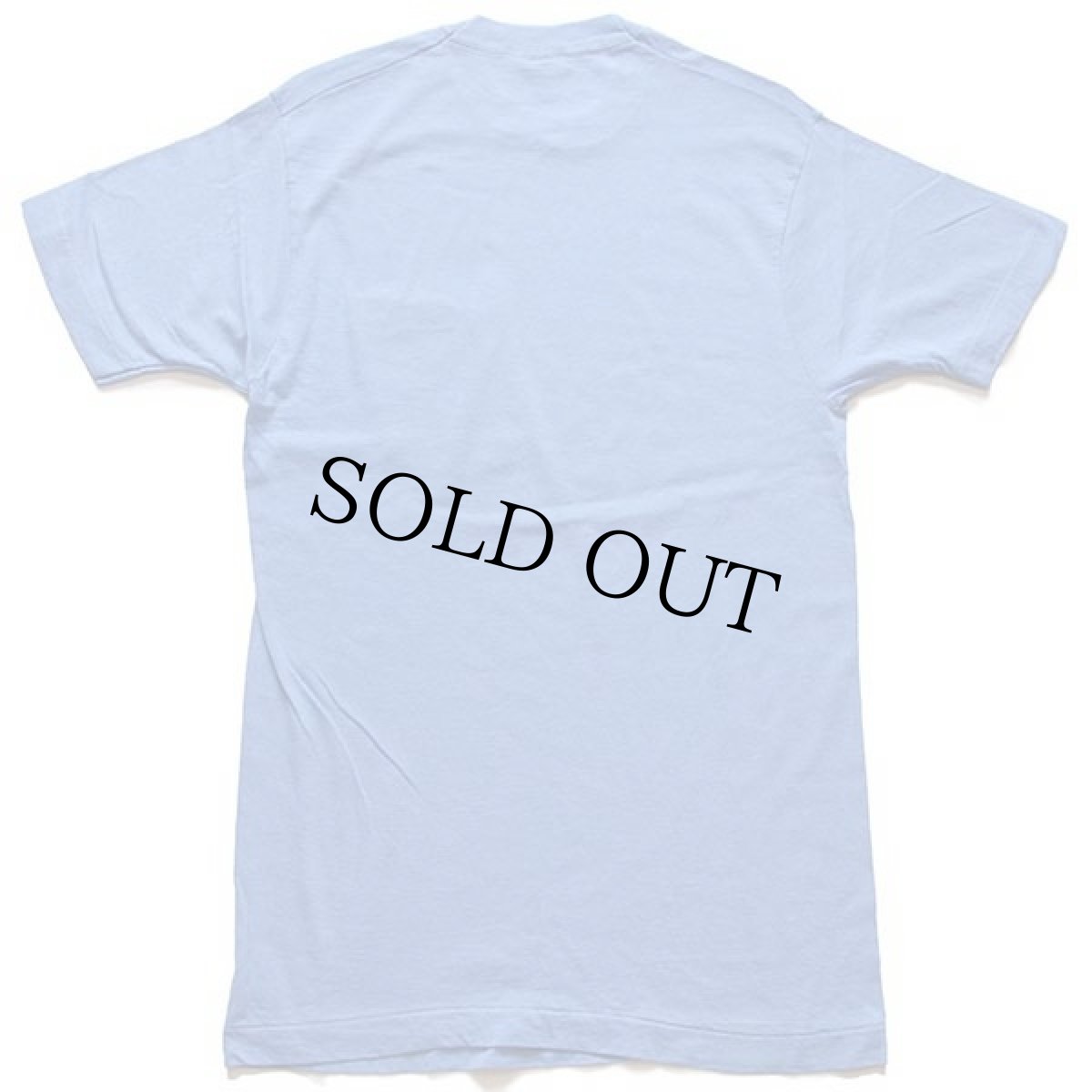 画像3: 90s USA製 FRUIT OF THE LOOM 無地 コットン ポケットTシャツ スカイブルー L (3)