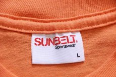 画像5: デッドストック★90s USA製 SUNBELT 無地 Tシャツ サーモンピンク L (5)