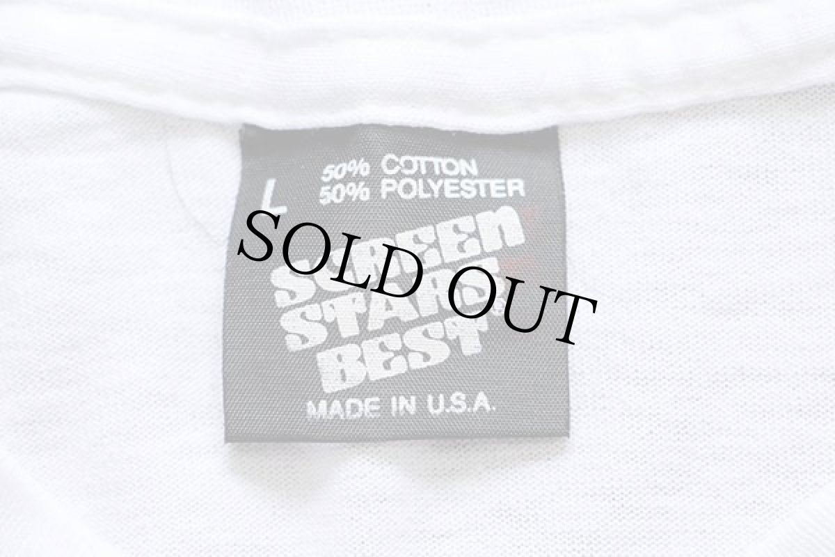 画像4: 90s USA製 Bear with me... I'm not a morning person. テディベア Tシャツ 白 L (4)