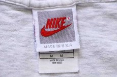 画像4: 90s USA製 NIKEナイキ GIVE the COUCH the DAY off コットンTシャツ 杢ライトグレー M (4)