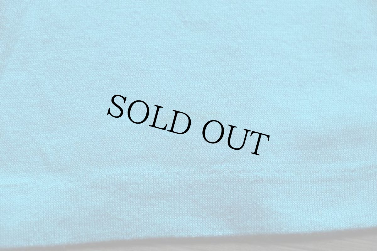 画像5: 70s フランス製 CHEMISE LACOSTE ラコステ ワンポイント コットンTシャツ ライトブルー 5 (5)