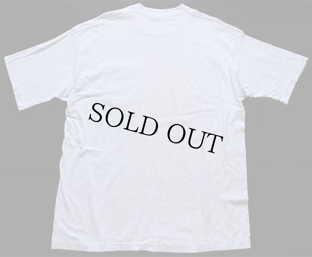 画像3: 90s USA製 FRUIT OF THE LOOM 無地 コットン ポケットTシャツ 杢ライトグレー XL (3)