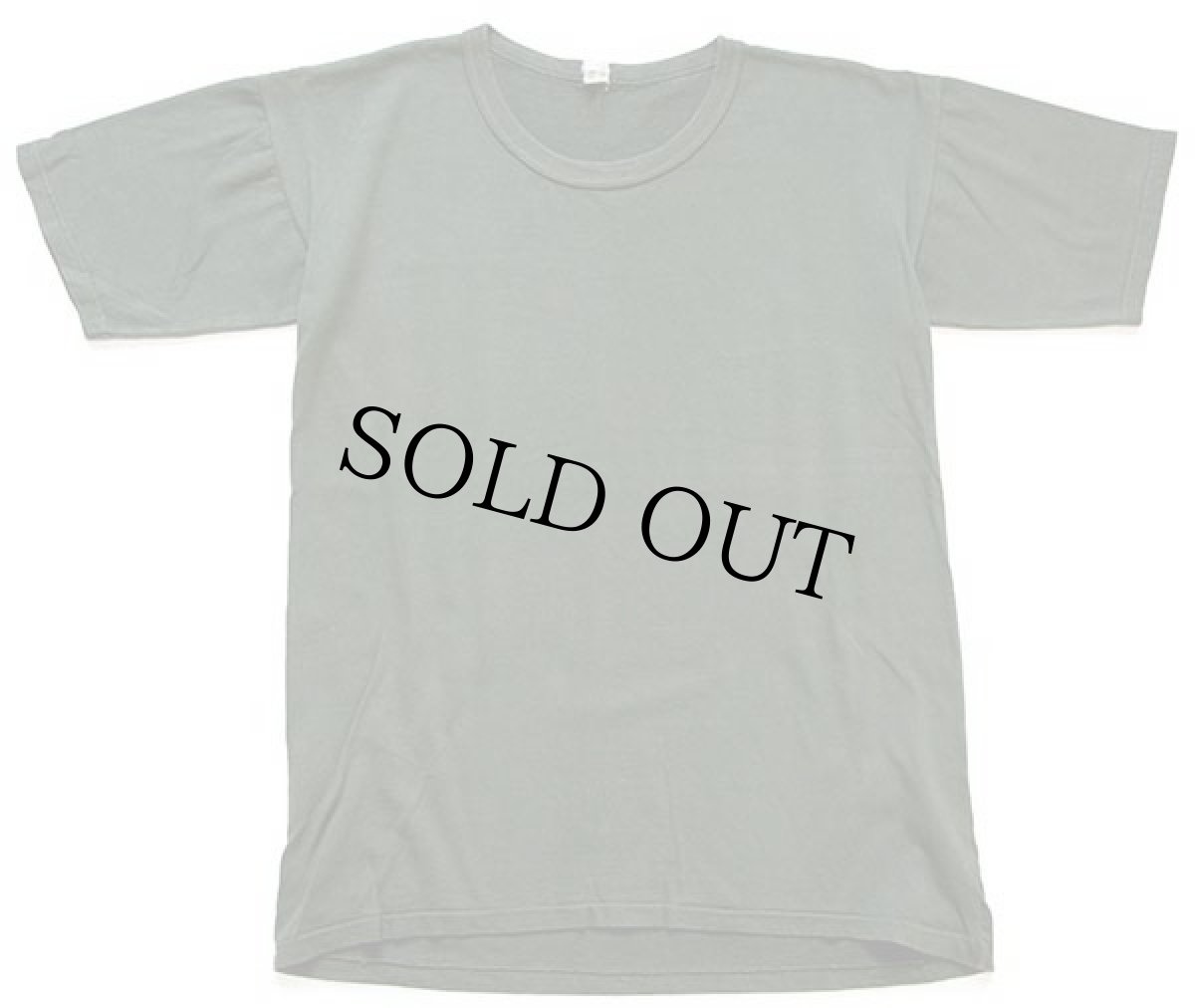 画像2: 80s イタリア軍 無地 コットンTシャツ オリーブ V (2)