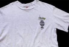 画像1: 90s USA製 NIKEナイキ GIVE the COUCH the DAY off コットンTシャツ 杢ライトグレー M (1)