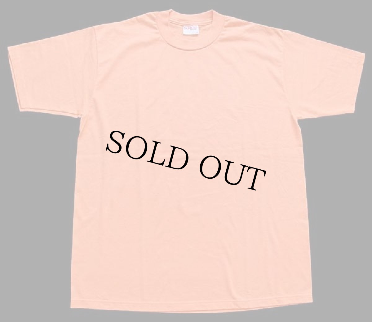 画像2: デッドストック★90s USA製 SUNBELT 無地 Tシャツ サーモンピンク L (2)