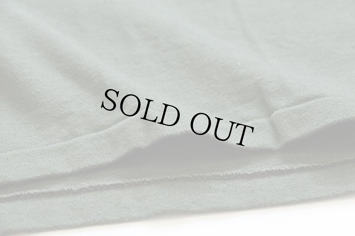 画像6: 80s イタリア軍 無地 コットンTシャツ オリーブ V (6)