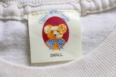 画像5: 90s The English Teddy Bear Company テディベア セーラー 両面プリント コットンTシャツ 生成り S (5)