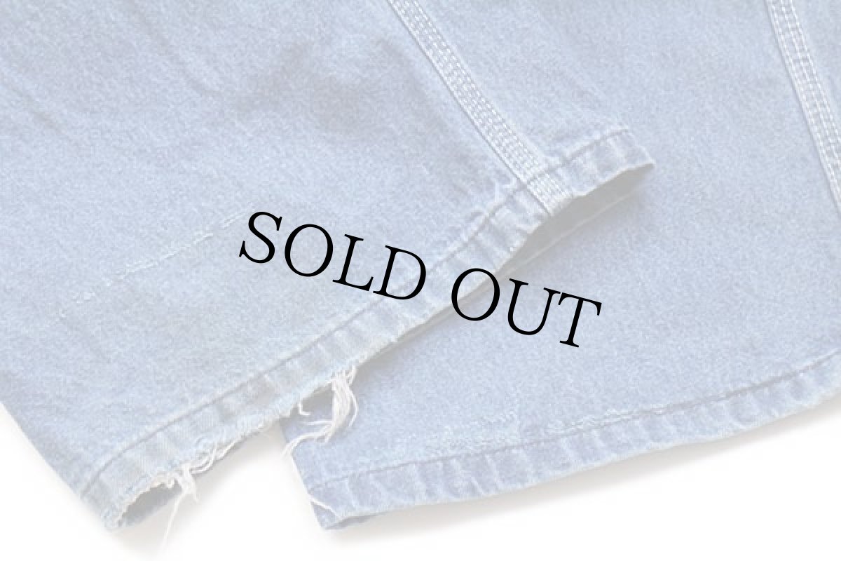 画像8: carharttカーハート デニム オーバーオール w40 L30 (8)