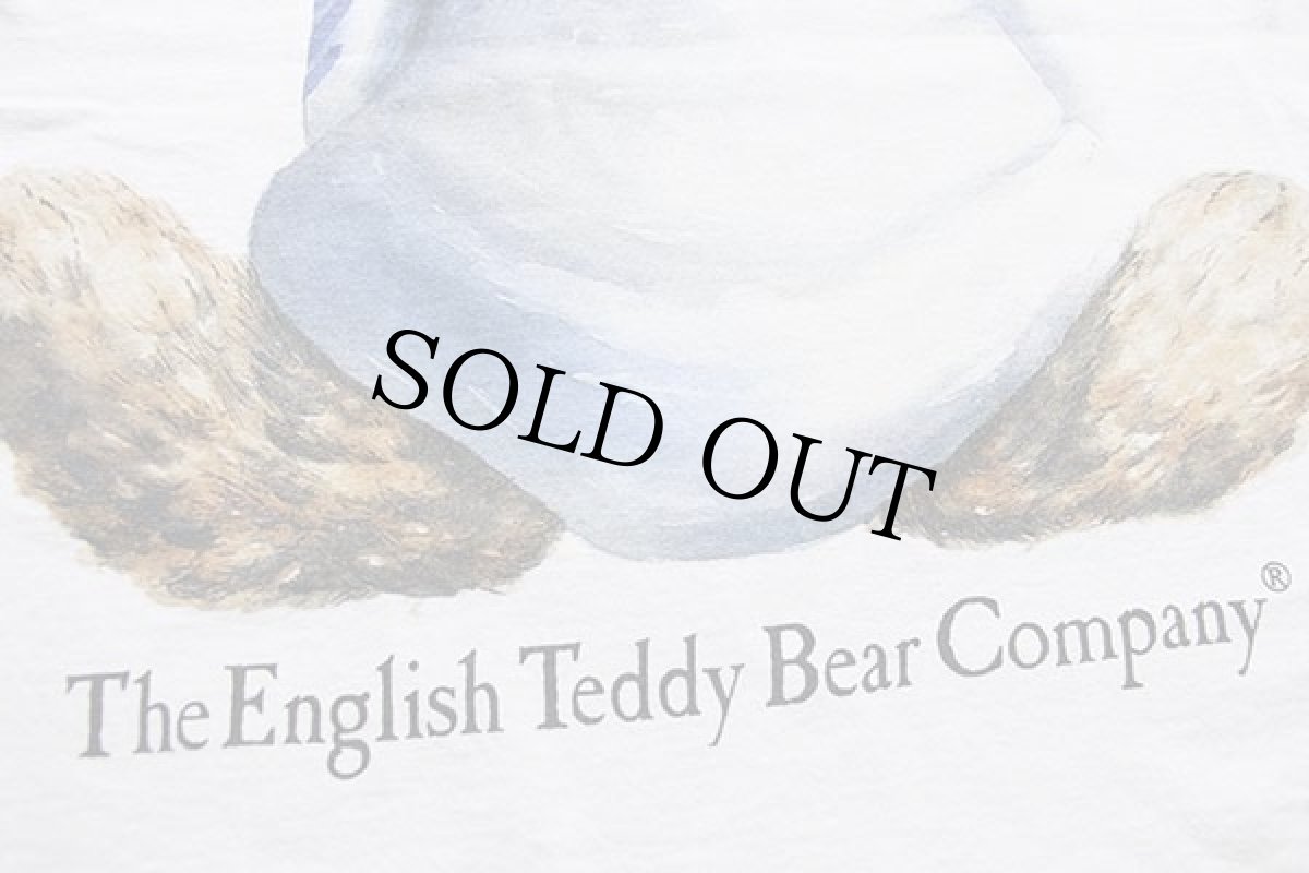 画像4: 90s The English Teddy Bear Company テディベア セーラー 両面プリント コットンTシャツ 生成り S (4)
