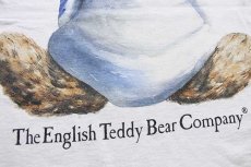 画像4: 90s The English Teddy Bear Company テディベア セーラー 両面プリント コットンTシャツ 生成り S (4)