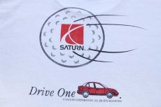 画像4: 90s USA製 Leeリー SATURNサターン Drive One コットンTシャツ 白 XL (4)