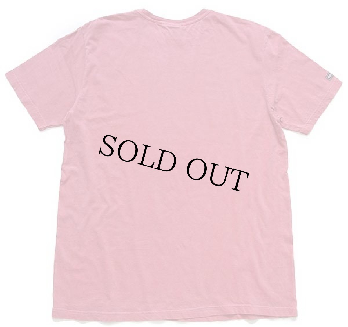 画像3: 00s maxellマクセル ワンポイント ロゴ コットンTシャツ 薄赤 M (3)