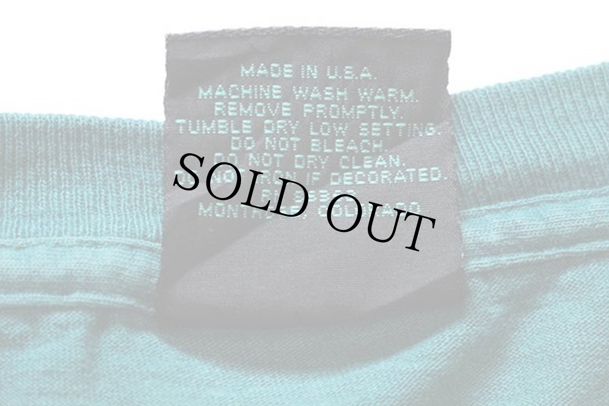 画像5: 90s USA製 HABITAT WAKE UP TO THE RAINFOREST アニマル バード アート 両面プリント コットンTシャツ 緑 L (5)