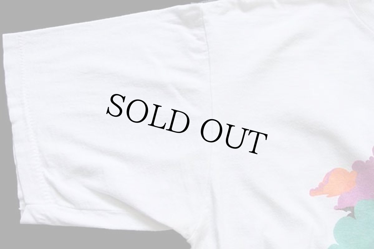 画像6: 90s サボテン カウスカル アート コットンTシャツ 白 XL (6)