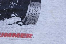 画像5: 90s HUMMER H1 ハマー コットンTシャツ 杢ライトグレー L (5)