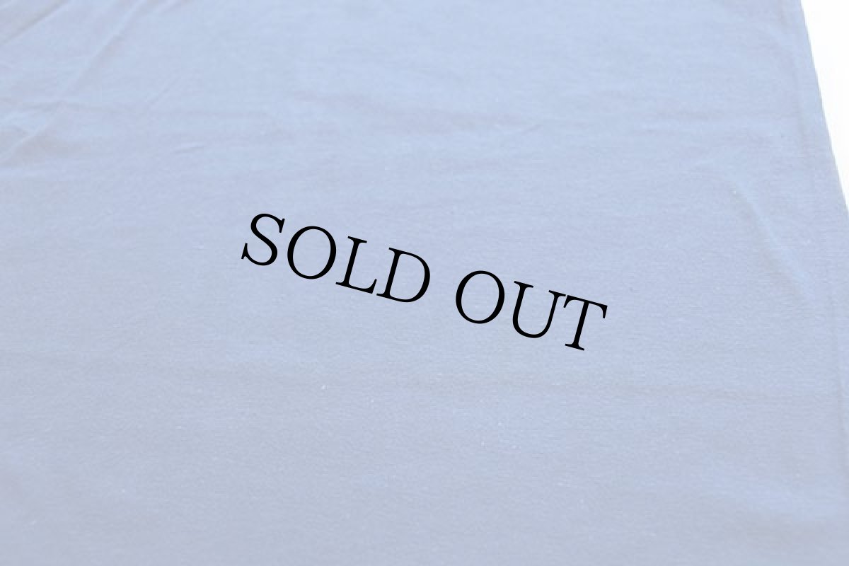 画像6: デッドストック★80s USA製 Wranglerラングラー ロゴ ワンポイント コットンTシャツ 青 M (6)