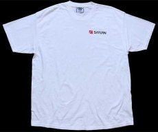 画像2: 90s USA製 Leeリー SATURNサターン Drive One コットンTシャツ 白 XL (2)