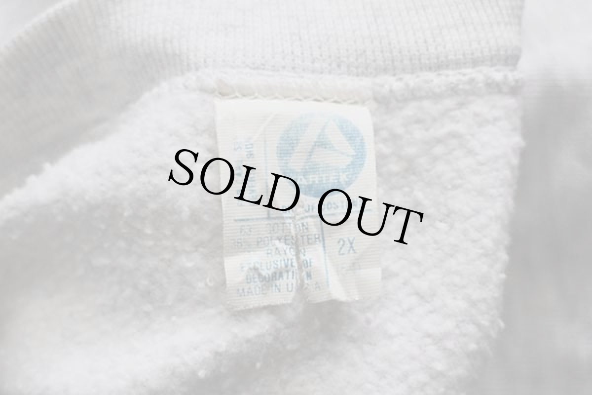 画像4: 80s USA製 ARTEX UNIVERSITY OF NORTHERN COLORADO ビッグロゴ スウェット 杢グレー 2X★特大 (4)