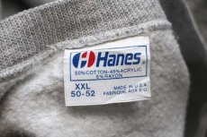 画像4: 80s USA製 Hanes CAPE COD MASSACHUSETTS スウェット 杢グレー XXL★特大 (4)