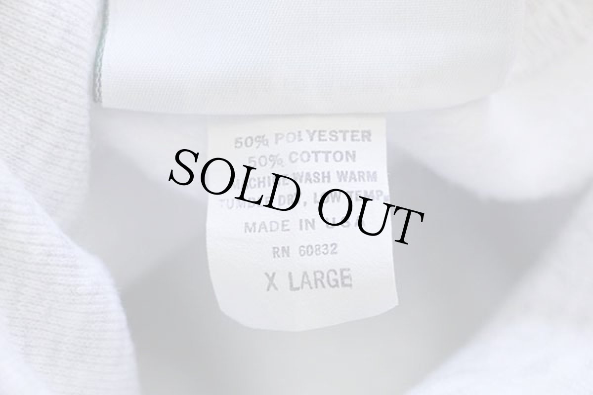 画像5: 90s USA製 MICHIGAN WOLVERINES タートルネック スウェット 杢ライトグレー XL (5)