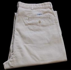 画像1: 90s メキシコ製 ポロ ラルフローレン HAMMOND PANT ツータック コットン チノパン ベージュ w36 L30★207 (1)