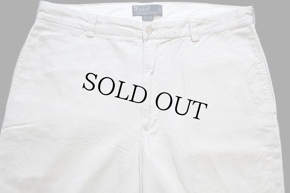 画像4: 90s ポロ ラルフローレン PHILIP PANT コットン チノパン アイボリー w36 L29★208 (4)