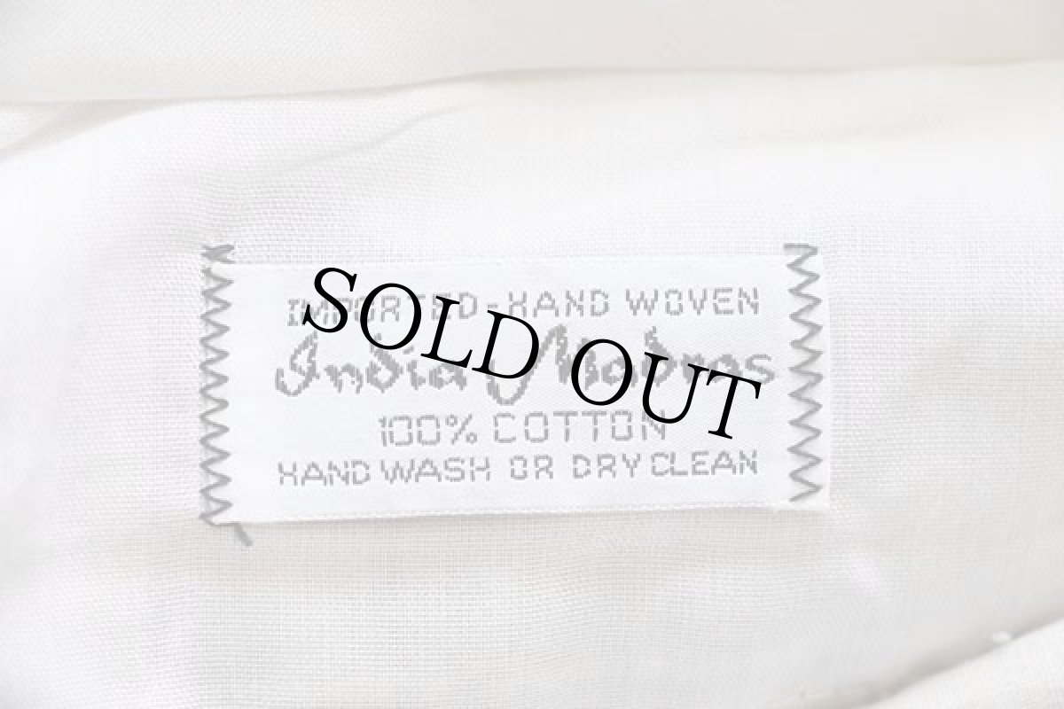 画像6: 80s India Madras マドラスチェック スラックス コットンパンツ w36★インド綿 (6)