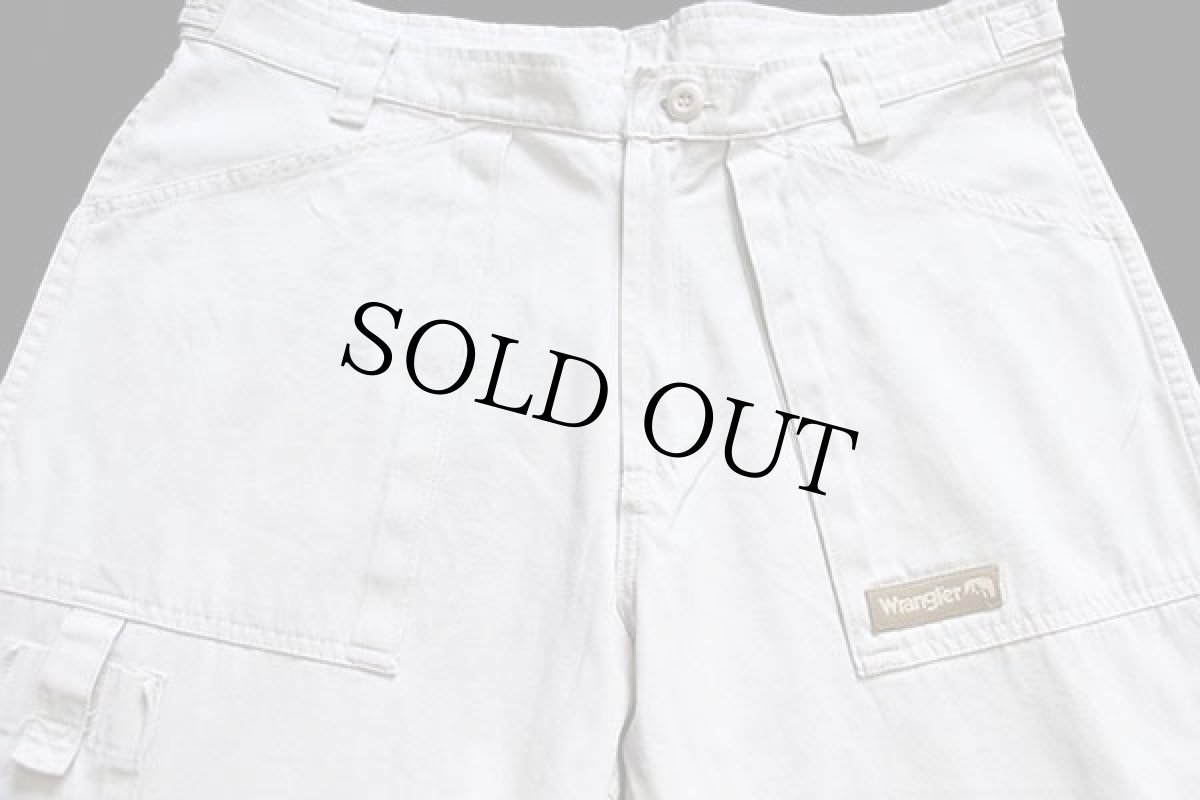 画像4: 90s Wranglerラングラー MOUNTAIN コットン キャンバス パンツ オフホワイト 34-32★ユーロ (4)