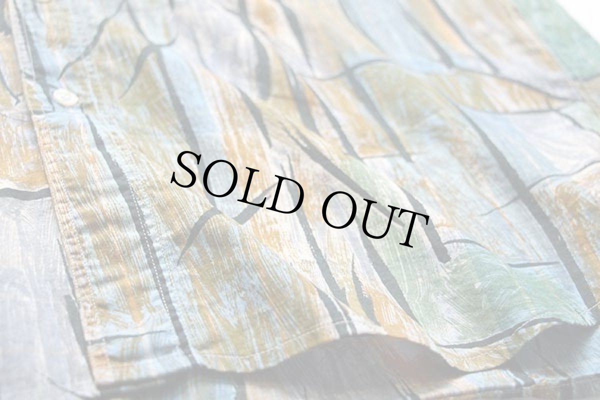 画像6: 90s cacharel アート 総柄 半袖 コットンシャツ 15 (6)