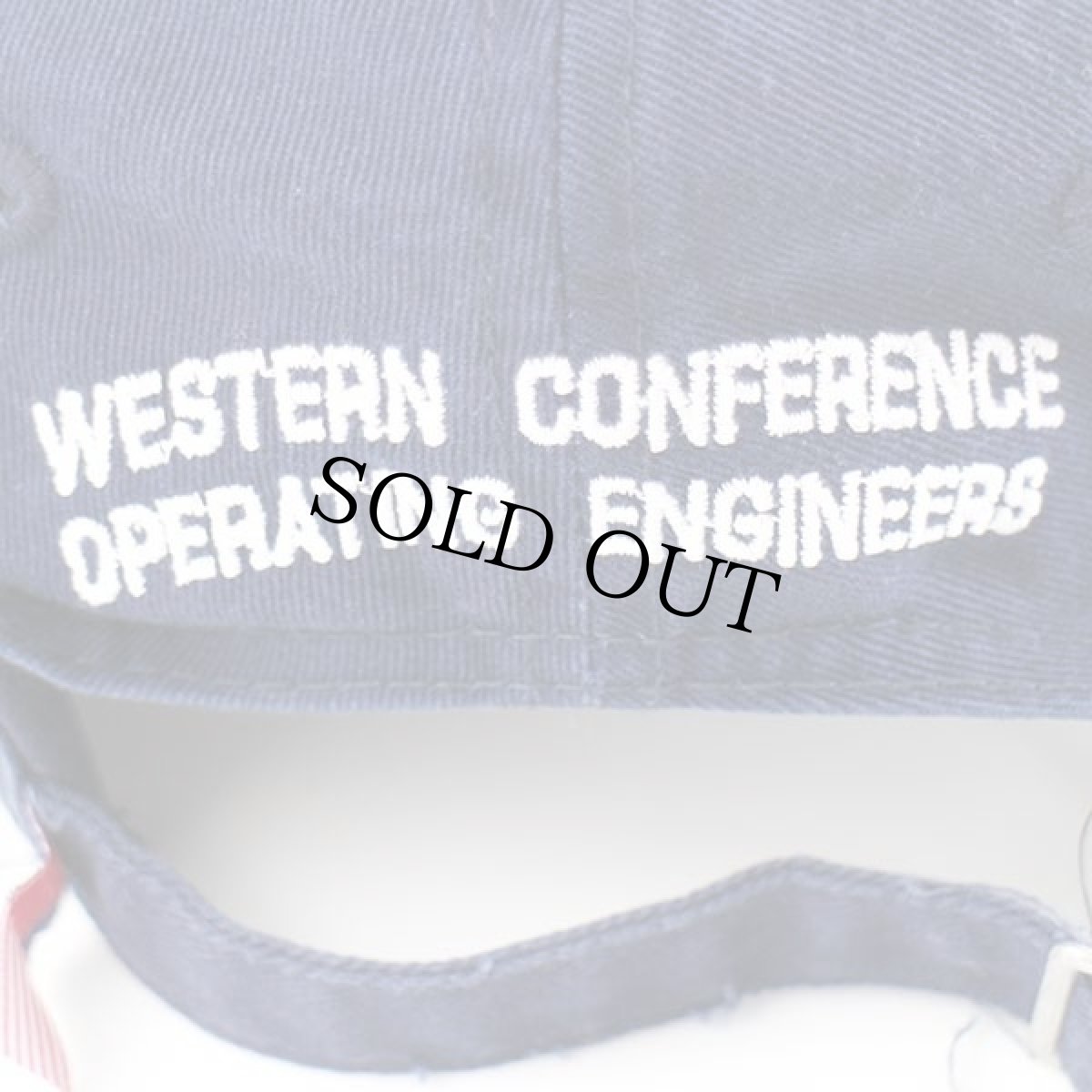 画像6: デッドストック★USA製 WESTERN CONFERENCE OPERATING ENGINEERS 刺繍 コットンキャップ 紺 (6)