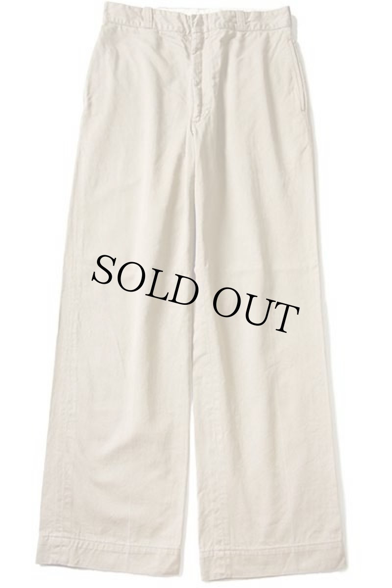 画像2: 60s 米軍 USMC コットンツイル チノパン カーキ w31 L31 (2)