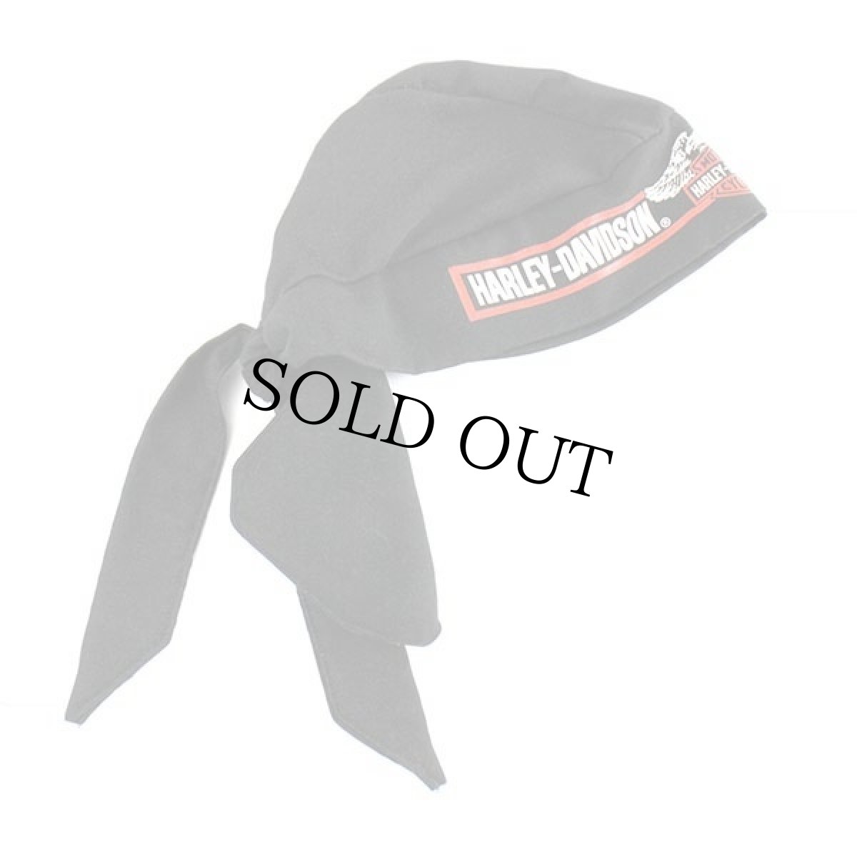 画像2: 90s USA製 HARLEY-DAVIDSON ハーレー ダビッドソン インナーキャップ 黒 (2)