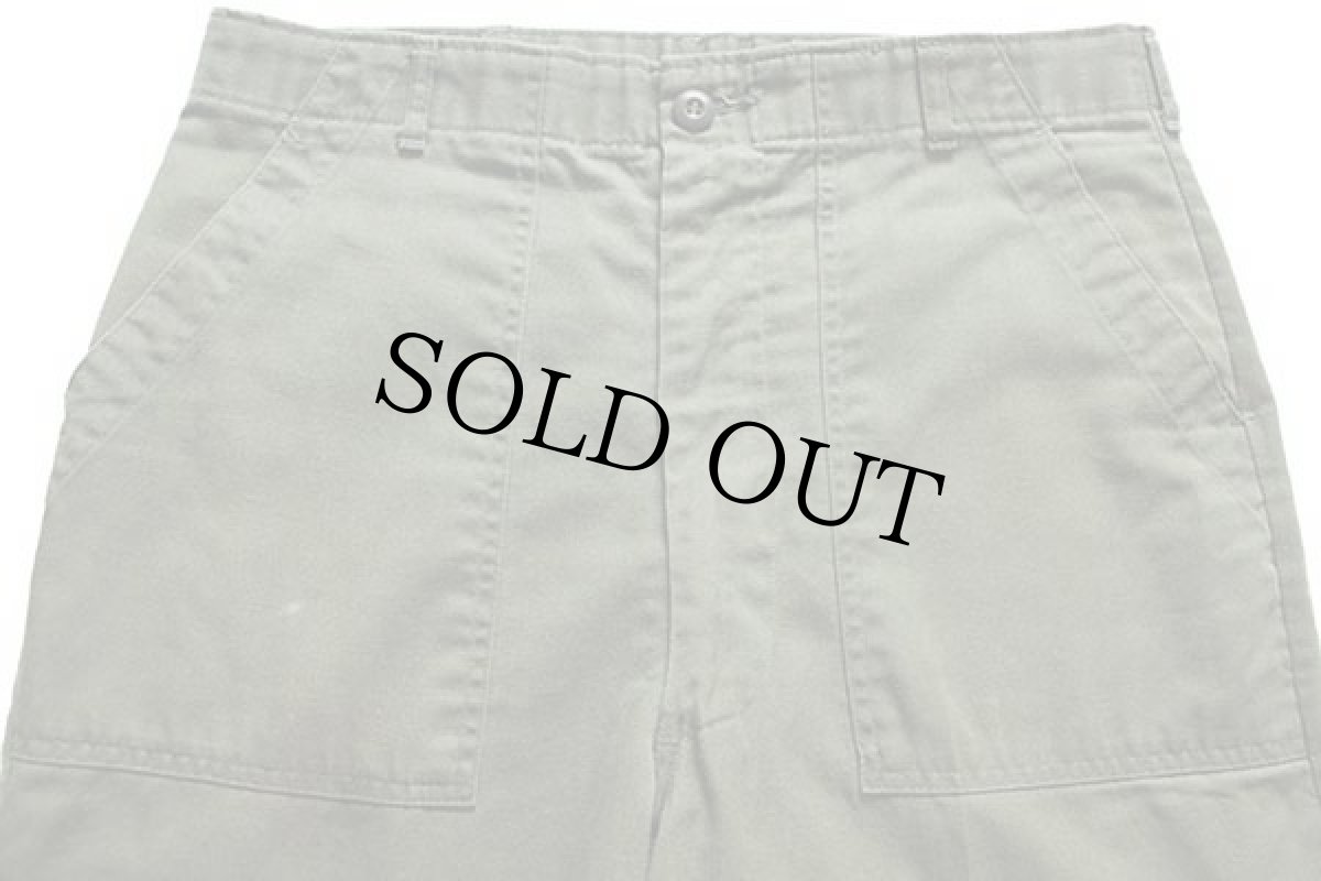 画像4: 80s 米軍 U.S.ARMY ユーティリティ ベイカーパンツ オリーブグリーン w36 L33 (4)