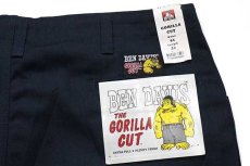 画像6: 未使用★BEN DAVISベンデイビス GORILLA CUT ゴリラカット ワークパンツ 紺 w44 L32★特大 (6)