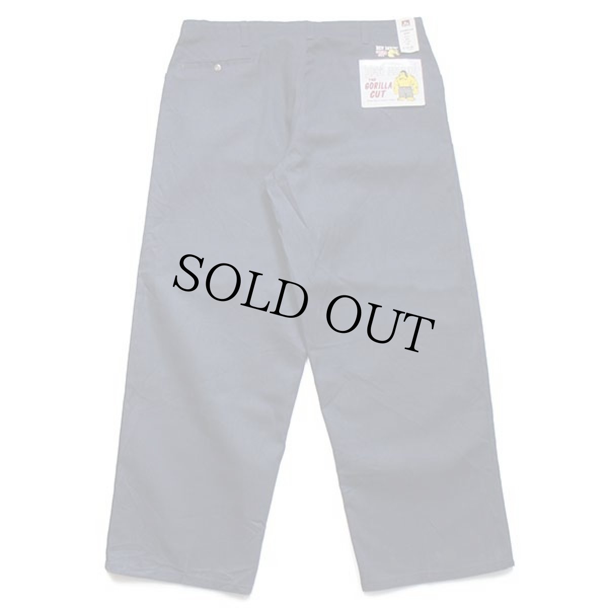 画像3: 未使用★BEN DAVISベンデイビス GORILLA CUT ゴリラカット ワークパンツ 紺 w44 L32★特大 (3)