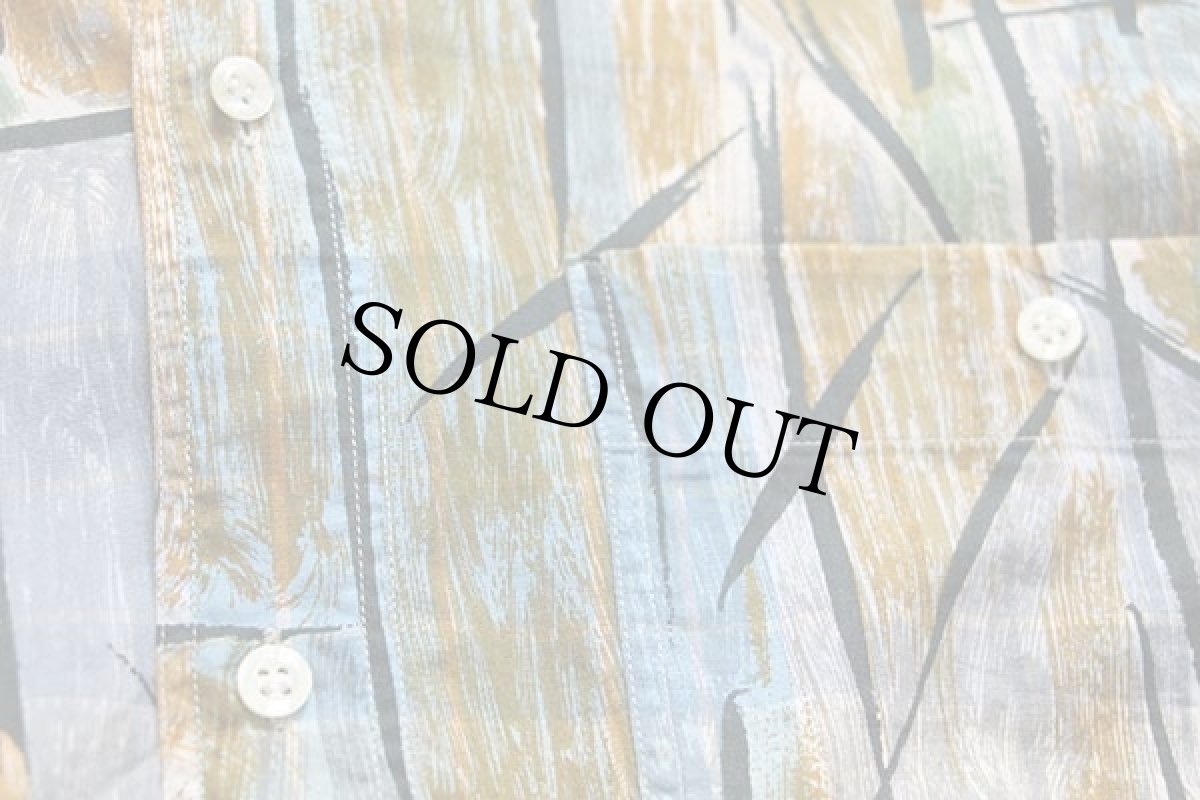 画像5: 90s cacharel アート 総柄 半袖 コットンシャツ 15 (5)